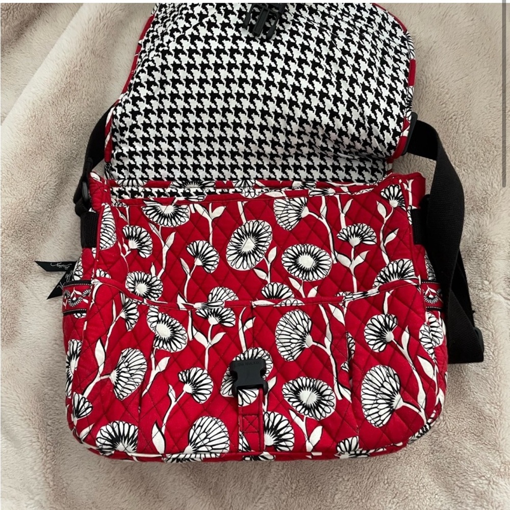 Stylish Red Floral Women's Bag